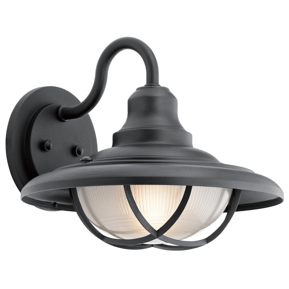 Harvest Ridge 12.5" 1 Light Wall Light Textured Black