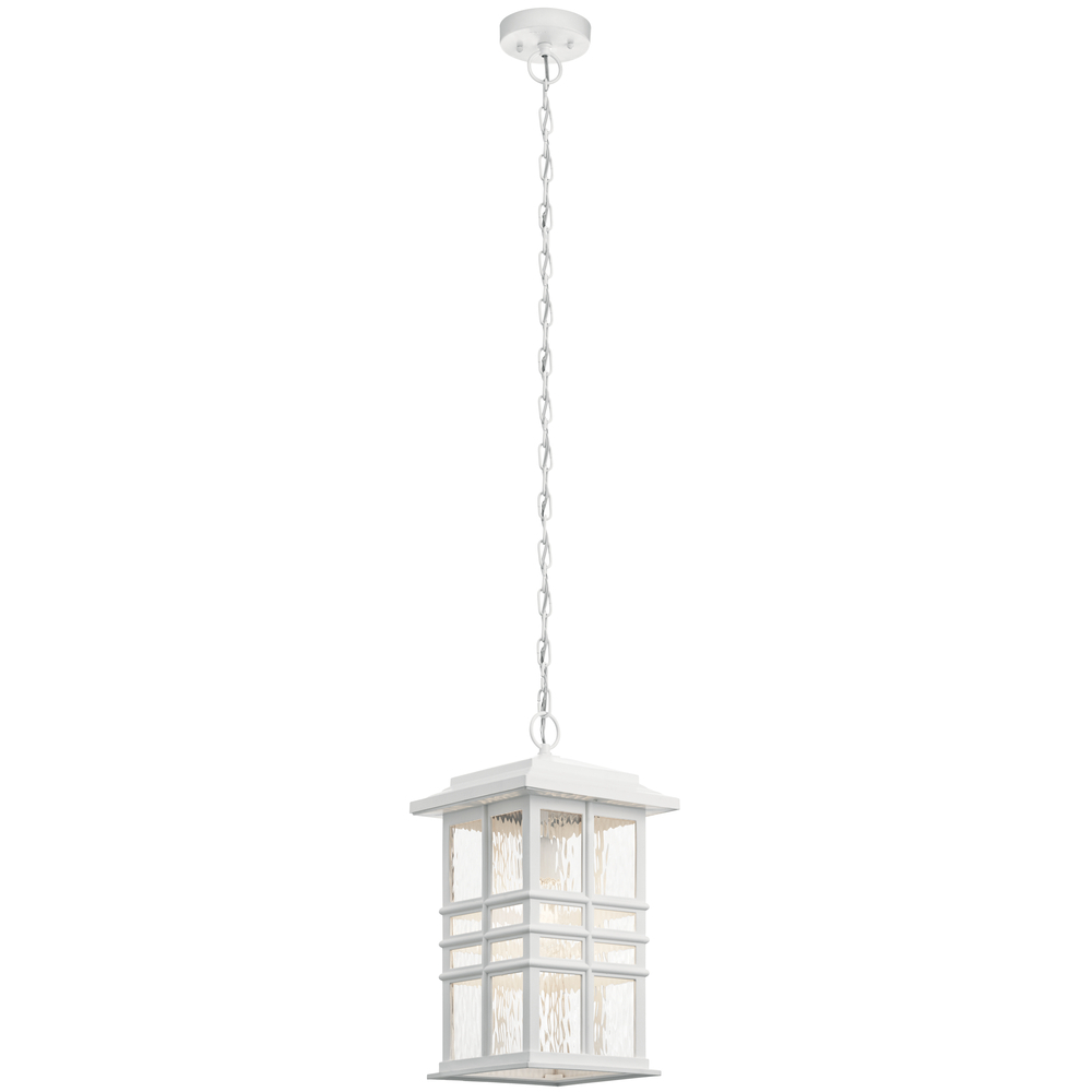Beacon Square 9.5" 1 Light Pendant White