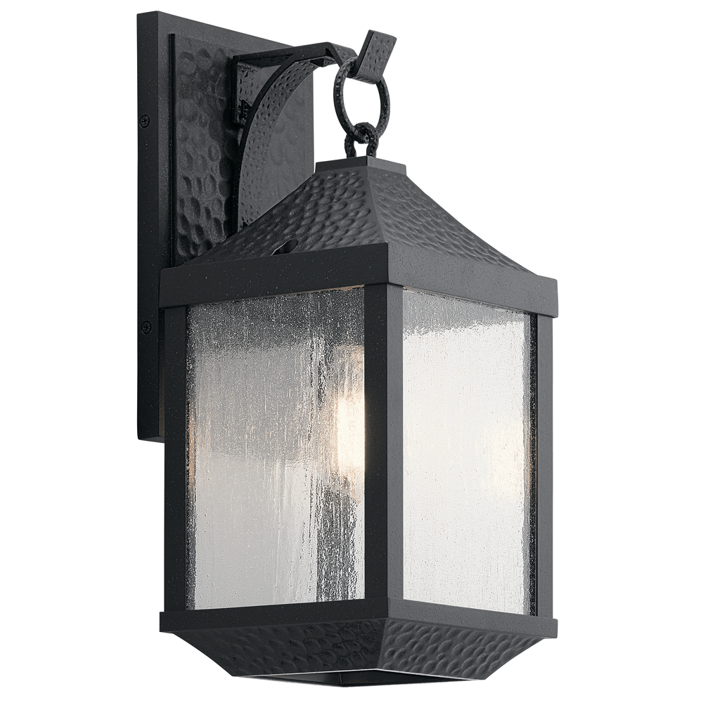 Springfield 17.75" 1 Light Wall Light Distressed Black