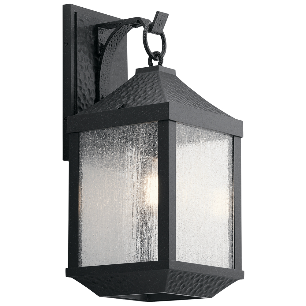 Springfield 22.25" 1 Light Wall Light Distressed Black