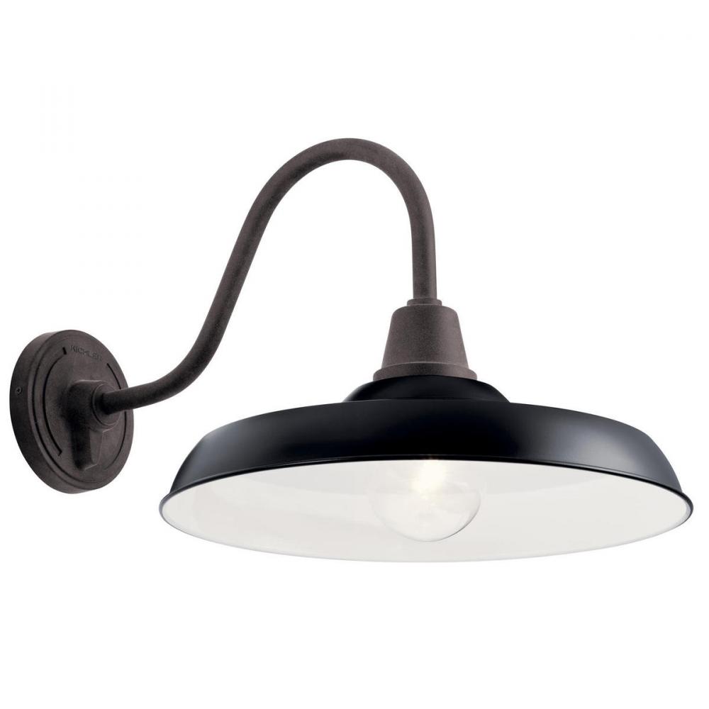 Pier 16" 1 Light Wall Light Black