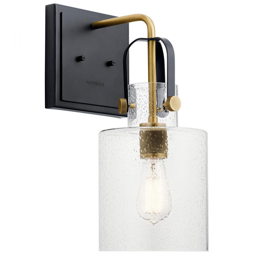 Kitner 16.5" 1 Light Wall Sconce Natural Brass