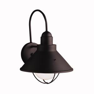 Seaside14.25" 1 Light Wall Light Black