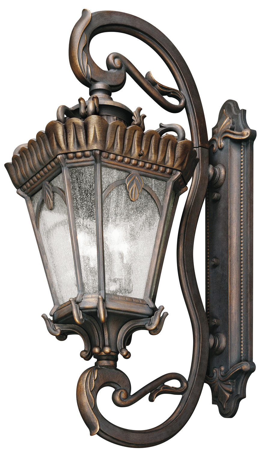 Tournai 46" 4 Light Outdoor Wall Light with Clear Seeded Glass in Londonderry