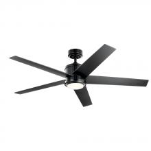Kichler 300044SBK - Brahm LED 56" Ceiling Fan Satin Black