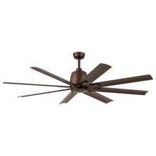 Kichler 310265SNB - 65 Inch Breda 8 Blade Ceiling Fan in Satin Natural Bronze with Satin Natural Bronze Blades