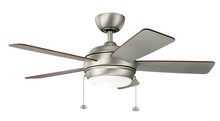 Kichler 330171NI - Starkk LED 42" Fan Brushed Nickel
