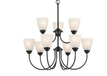 Kichler 43639BK - Chandelier 9Lt