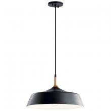 Kichler 43683BK - Danika 1 Light Pendant Black