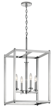 Kichler 43998CH - Crosby 31" 4 Light Foyer Pendant Chrome