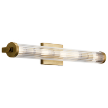 Kichler 45650NBR - Azores 32" 5 Light Linear Vanity Light Natural Brass