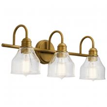 Kichler 45973NBR - Avery 3 Light Vanity Light Natural Brass