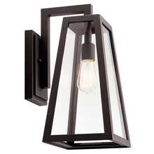 Kichler 49332RZ - Delison 16.75" 1 Light Wall Light Rubbed Bronze