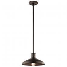 Kichler 49982OZ - Allenbury 1 Light Convertible Pendant Olde Bronze