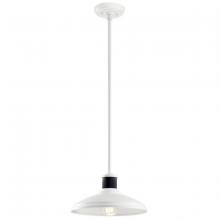 Kichler 49982WH - Allenbury 1 Light Convertible Pendant White