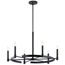 Kichler 52427BK - Tolani 6 Light Chandelier Black