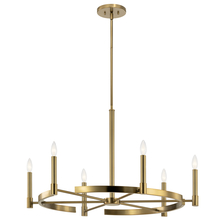 Kichler 52427BNB - Tolani 6 Light Chandelier Brushed Natural Brass