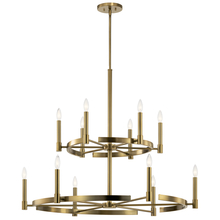 Kichler 52428BNB - Tolani 12 Light Chandelier Brushed Natural Brass