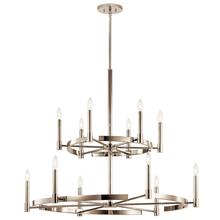 Kichler 52428PN - Tolani 12 Light Chandelier Polished Nickel