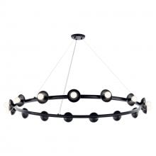 Kichler 52644BK - Palta 50 Inch 15 Light Chandelier in Black