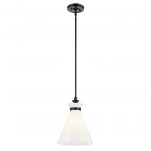 Kichler 52774BK - Laria 10.5 Inch 1 Light Pendant with Opal Glass in Black