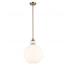 Kichler 52779CPZ - Laria 15 Inch 1 Light Pendant with Opal Glass in Champagne Bronze