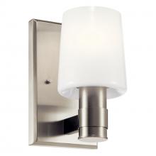 Kichler 55174NI - Adani 8.5 Inch 1 Light Vanity with Opal Glass in Brushed Nickel