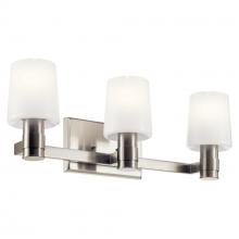 Kichler 55176NI - Adani 24 Inch 3 Light Vanity with Opal Glass in Brushed Nickel
