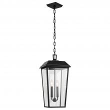 Kichler 59122BKT - Mathus 22 inch 2 Light Outdoor Pendant with Clear Glass in Textured Black