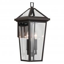 Kichler 59126OZ - Regence 19.25 inch 2 Light Outdoor Wall Light with Clear Glass in Olde Bronze