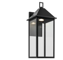 Kichler 59159BKDS - Prin 22 Inch 1 Light Outdoor DarkSky Wall Light with Clear Glass in Black