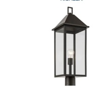 Kichler 59161OZ - Prin 25 Inch 1 Light Outdoor Post Light with Clear Glass in Olde Bronze