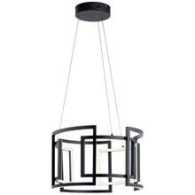 Kichler 84133 - Melko 23.5" LED Round Pendant Black