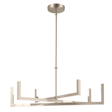 Kichler 84328PN - Priam 43.75 Inch 6 Light LED Chandelier in Polished Nickel