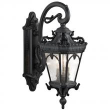 Kichler 9357BKT - Tournai 24" 2 Light Outdoor Wall Light with Clear Seeded Glass in Textured Black