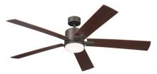 Kichler 330060OZ - 60" Lucian Elite XL 5 Blade Indoor Ceiling Fan with Etched Cased Opal Glass