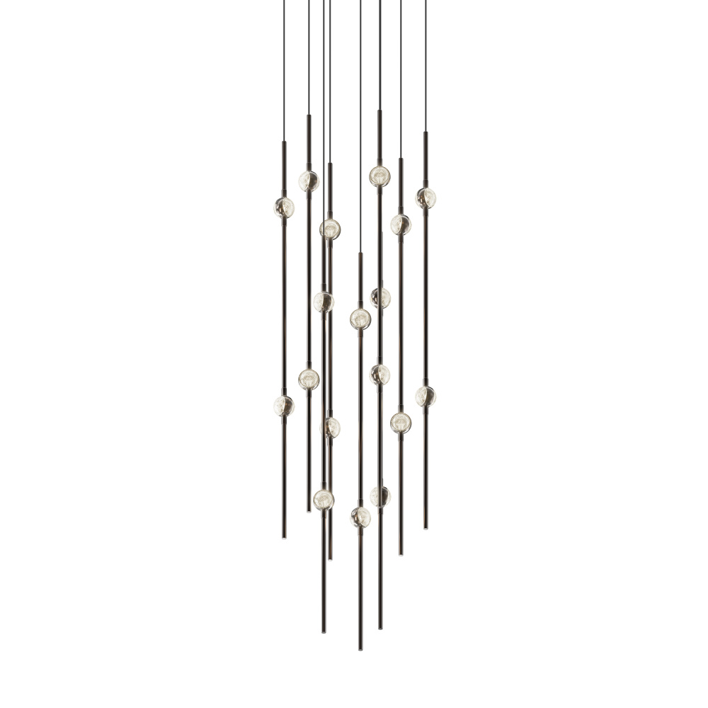 Aries 12" Round LED Pendant (2700K) w/20' Cords