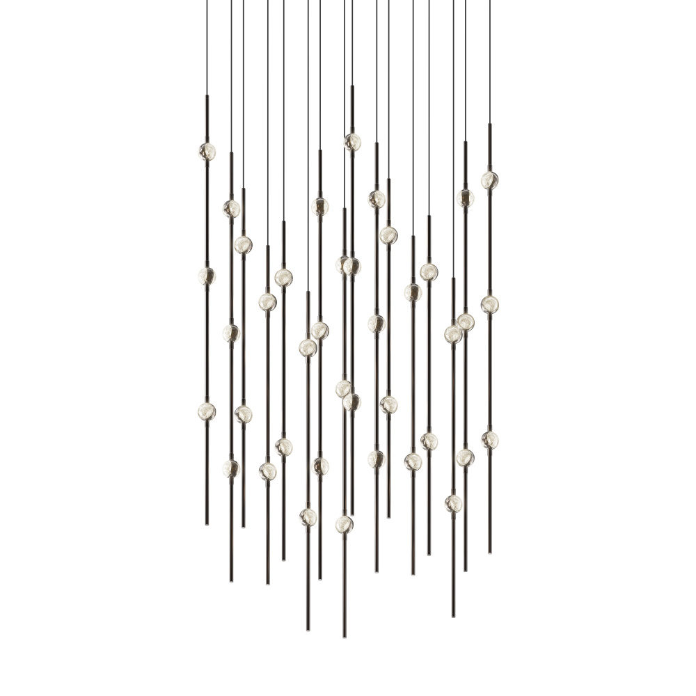 Aries 24" Square LED Pendant (2700K) w/20' Cords