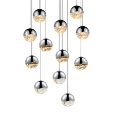 Sonneman 2917.01-MED - 12-Light Round Medium LED Pendant