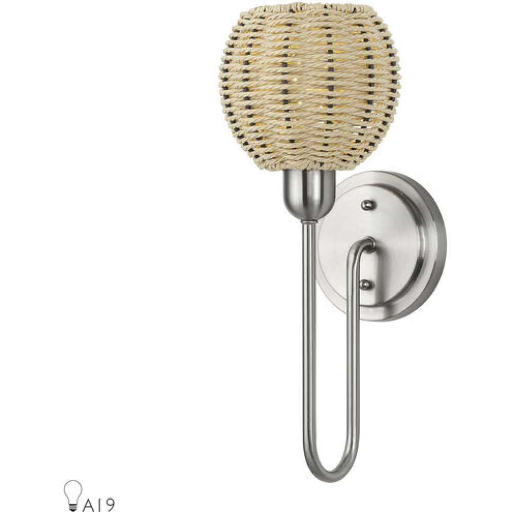 1 Light Bronze Single Sconce