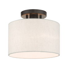 Livex Lighting 49808-92 - 1 Lt English Bronze Semi Flush