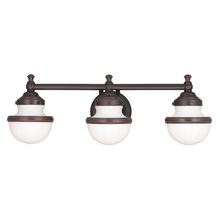 Livex Lighting 5713-67 - 3 Light Olde Bronze Bath Light