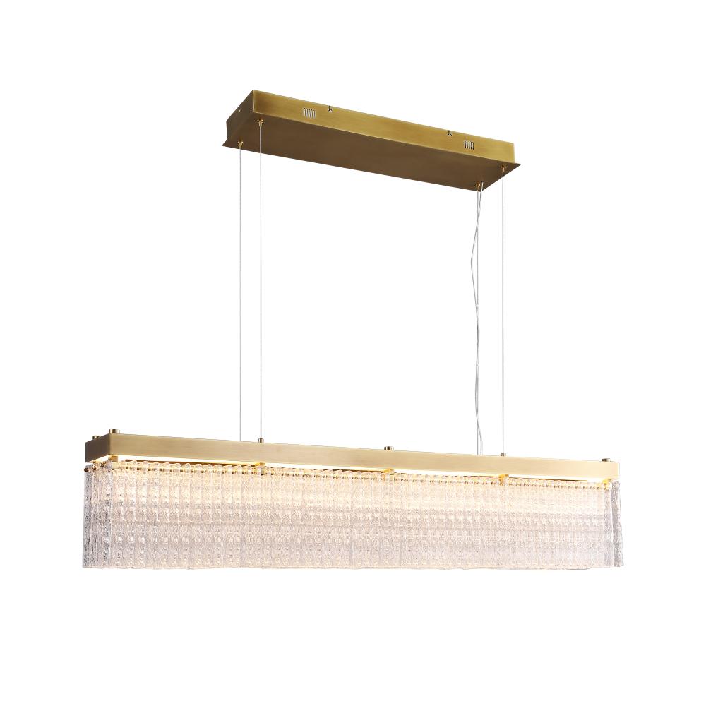 Ranenna linera Chandelier - Brass