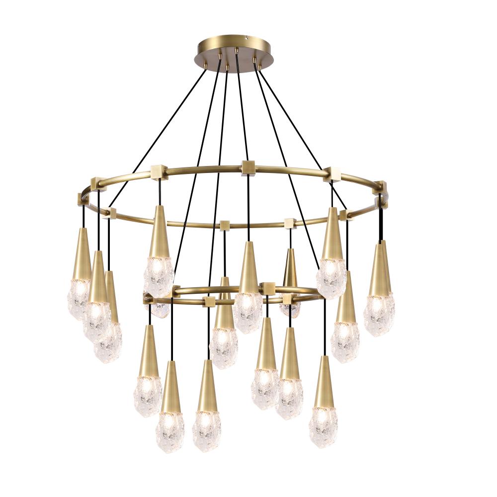 Ayla 2-tier Round Chandelier -small