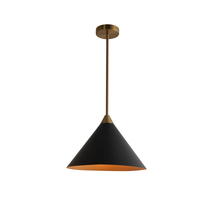 Kanova Lighting KPN0124-1MB - Paris Pendant - Matte Black