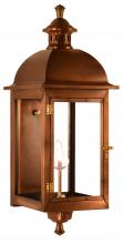 The Coppersmith AR36G - The CopperSmith Biltmore Collection Arcus 36" Tall Copper Gas Wall Mount Outdoor Light Lantern