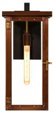 The Coppersmith DN29E - The CopperSmith Dinardi 29" Tall Copper Electric Wall Mount Outdoor Light Lantern Sconce