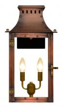 The Coppersmith MS21E - The CopperSmith Market Street 21" Tall Copper Electric Wall Mount Outdoor Light Lantern Sconce