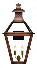 The Coppersmith PH20E - The CopperSmith Pebble Hill 24" Tall Copper Electric Wall Mount Outdoor Light Lantern Sconce