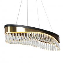 LNC Home HA04965H - Delphinium 1-Light LED Chandelier